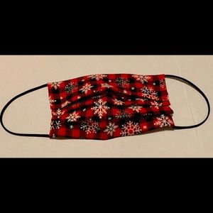 Face cover Christmas prints w/ filter pocket